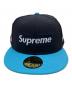 Supreme (シュプリーム) New Era (ニューエラ) BOX LOGO CAP ブラック×ブルー サイズ:7 3/4(61.5CM)：10000円
