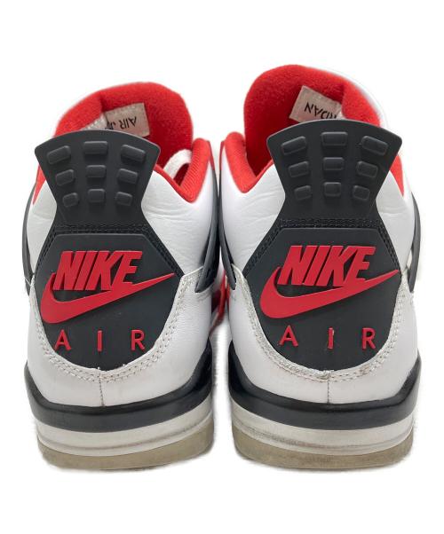 NIKE（ナイキ）NIKE (ナイキ) RETRO WHITE/FIRE RED-BLACK-TECH GREY 20HO-I ホワイト サイズ:27CMの古着・服飾アイテム
