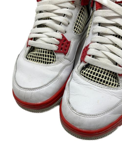 NIKE（ナイキ）NIKE (ナイキ) RETRO WHITE/FIRE RED-BLACK-TECH GREY 20HO-I ホワイト サイズ:27CMの古着・服飾アイテム