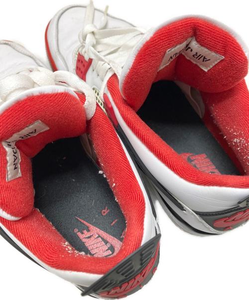 NIKE（ナイキ）NIKE (ナイキ) RETRO WHITE/FIRE RED-BLACK-TECH GREY 20HO-I ホワイト サイズ:27CMの古着・服飾アイテム