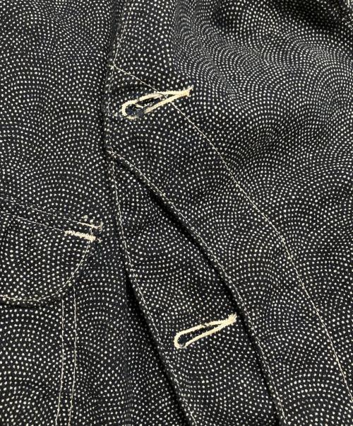 POST O'ALLS（ポストオーバーオールズ）POST O'ALLS (ポストオーバーオールズ) 総柄ベスト ネイビー サイズ:Sの古着・服飾アイテム