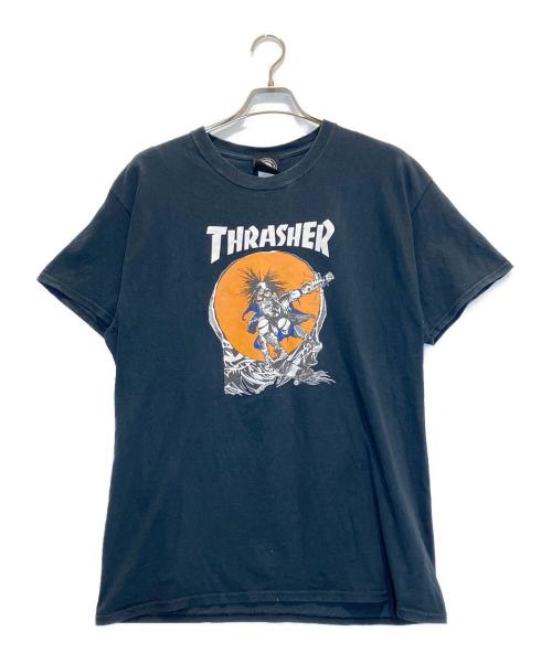 THRASHER（スラッシャー）THRASHER (スラッシャー) プリントTシャツ ブラック サイズ:Lの古着・服飾アイテム