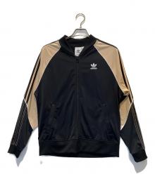 adidas（アディダス）の古着「トリコットSSTトラックジャケット」｜ブラック×ベージュ