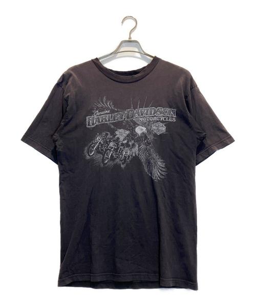 HARLEY-DAVIDSON（ハーレーダビッドソン）HARLEY-DAVIDSON (ハーレーダビッドソン) プリントTシャツ ブラック サイズ:Lの古着・服飾アイテム