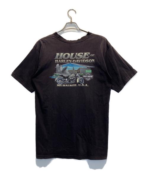 HARLEY-DAVIDSON（ハーレーダビッドソン）HARLEY-DAVIDSON (ハーレーダビッドソン) プリントTシャツ ブラック サイズ:Lの古着・服飾アイテム