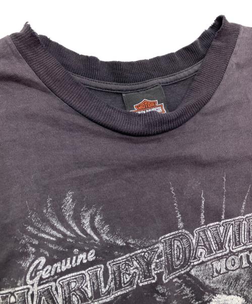 HARLEY-DAVIDSON（ハーレーダビッドソン）HARLEY-DAVIDSON (ハーレーダビッドソン) プリントTシャツ ブラック サイズ:Lの古着・服飾アイテム