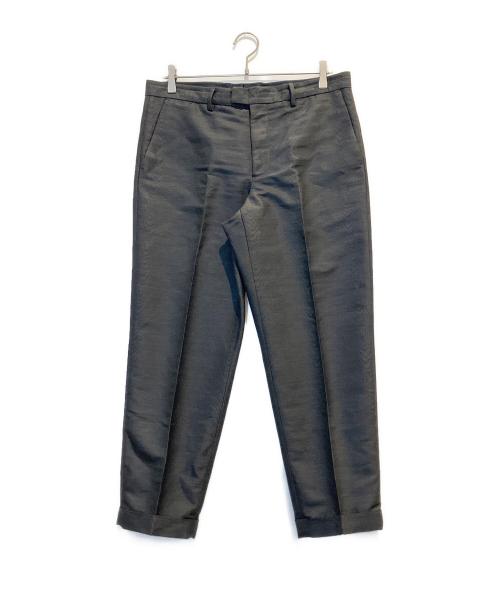 EMPORIO ARMANI（エンポリオ アルマーニ）EMPORIO ARMANI (エンポリオ アルマーニ) 木目調セットアップスーツ グレー サイズ:50の古着・服飾アイテム