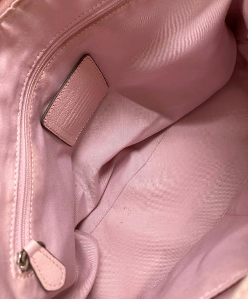 COACH（コーチ）COACH (コーチ) ホーボーバッグ ピンクの古着・服飾アイテム