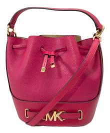 MICHAEL KORS（マイケルコース）の古着「巾着型2WAYバッグ」｜ショッキングピンク
