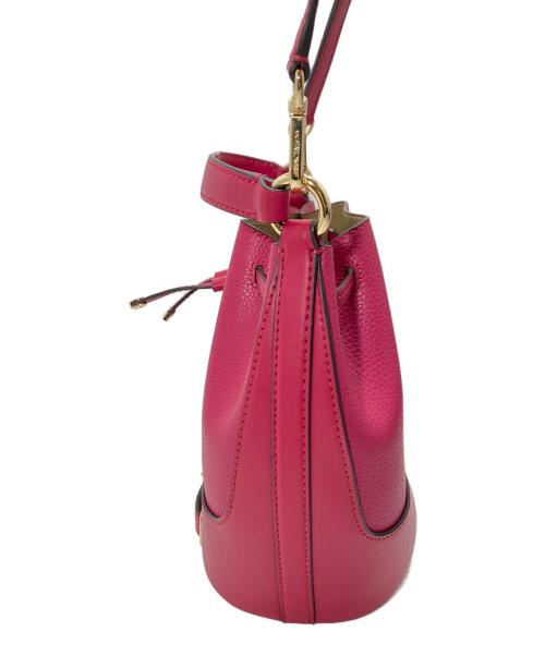 MICHAEL KORS（マイケルコース）MICHAEL KORS (マイケルコース) 巾着型2WAYバッグ ショッキングピンク サイズ:表記なしの古着・服飾アイテム