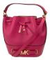 MICHAEL KORS（マイケルコース）の古着「巾着型2WAYバッグ」｜ショッキングピンク