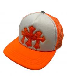 CHROME HEARTS（クロムハーツ）の古着「TRUCKER CAP」｜オレンジ