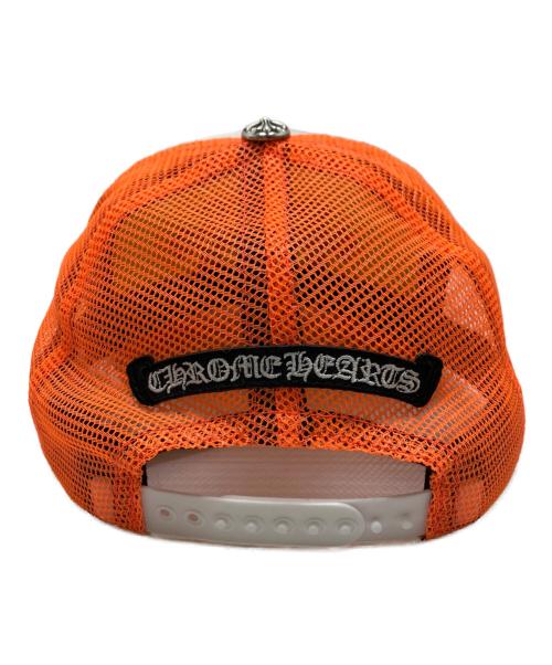 CHROME HEARTS（クロムハーツ）CHROME HEARTS (クロムハーツ) TRUCKER CAP オレンジ サイズ:53-60(ONESIZE)の古着・服飾アイテム