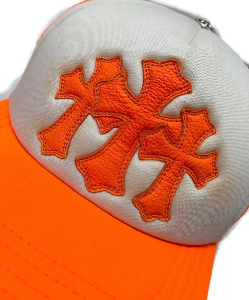 CHROME HEARTS（クロムハーツ）CHROME HEARTS (クロムハーツ) TRUCKER CAP オレンジ サイズ:53-60(ONESIZE)の古着・服飾アイテム