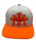CHROME HEARTS (クロムハーツ) TRUCKER CAP オレンジ サイズ:53-60(ONESIZE)：80000円