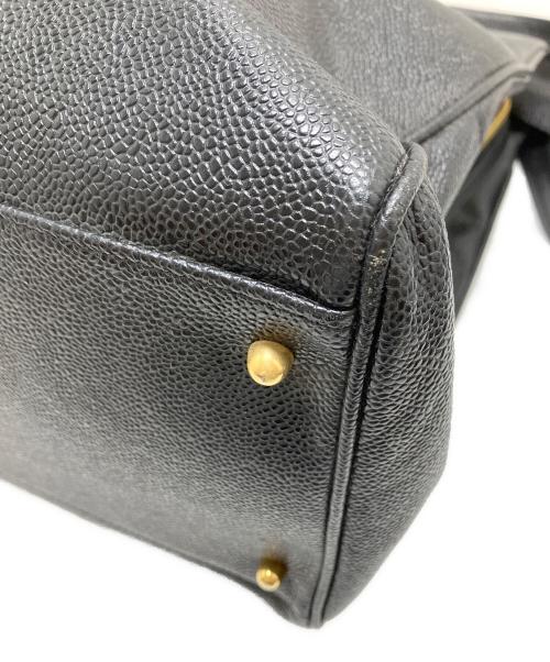 CHANEL（シャネル）CHANEL (シャネル) ココマークスーパーモデルバッグ ブラックの古着・服飾アイテム
