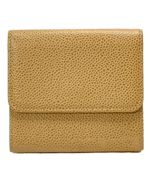 CHANEL（シャネル）CHANEL (シャネル) ココマーク3つ折り財布 ベージュ サイズ:表記なしの古着・服飾アイテム
