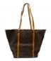 LOUIS VUITTON (ルイ ヴィトン) モノグラム ショルダートートバッグ ブラウン：50000円
