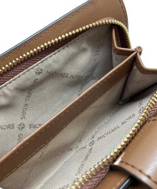 MICHAEL KORS（マイケルコース）MICHAEL KORS (マイケルコース) 2つ折り財布 ブラウン サイズ:表記なしの古着・服飾アイテム
