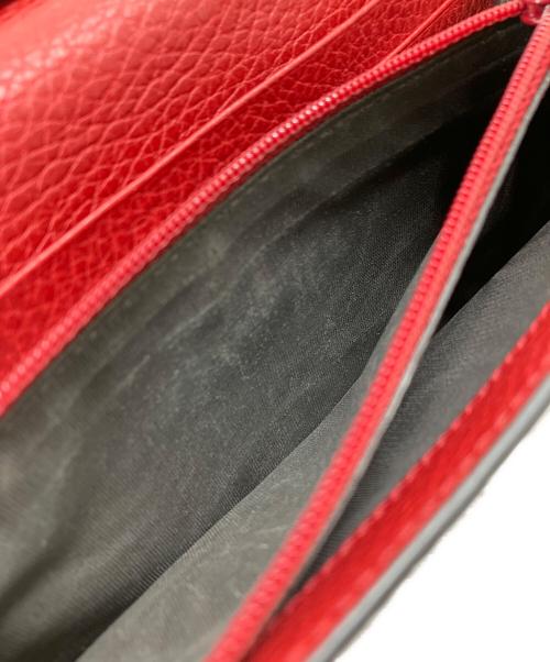 GUCCI（グッチ）GUCCI (グッチ) インターロッキング長財布 レッド サイズ:表記なしの古着・服飾アイテム