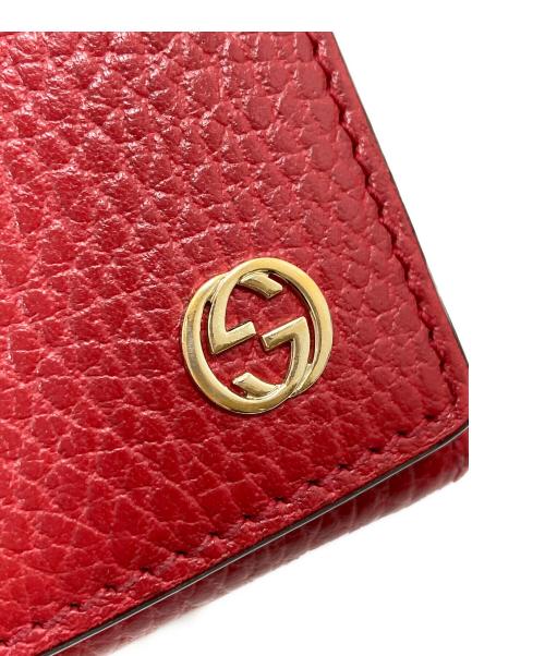 GUCCI（グッチ）GUCCI (グッチ) インターロッキング長財布 レッド サイズ:表記なしの古着・服飾アイテム