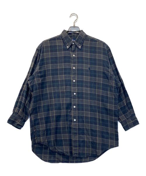 RALPH LAUREN（ラルフローレン）RALPH LAUREN (ラルフローレン) チェックシャツ グリーン サイズ:Mの古着・服飾アイテム