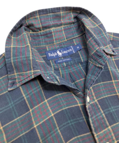 RALPH LAUREN（ラルフローレン）RALPH LAUREN (ラルフローレン) チェックシャツ グリーン サイズ:Mの古着・服飾アイテム