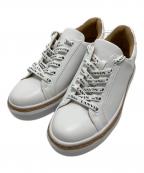 LANVIN en Bleuランバンオンブルー）の古着「レースアップスニーカー」｜ホワイト