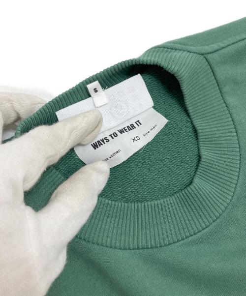 MM6 Maison Margiela（エムエムシックスメゾンマルジェラ）MM6 Maison Margiela (エムエムシックスメゾンマルジェラ) プリントスウェット グリーン サイズ:Sの古着・服飾アイテム