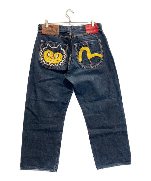YAMANE（ヤマネ）YAMANE (ヤマネ) EVISU (エヴィス) デニムパンツ インディゴ サイズ:36の古着・服飾アイテム