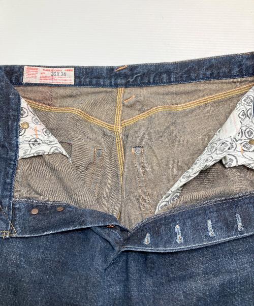 YAMANE（ヤマネ）YAMANE (ヤマネ) EVISU (エヴィス) デニムパンツ インディゴ サイズ:36の古着・服飾アイテム