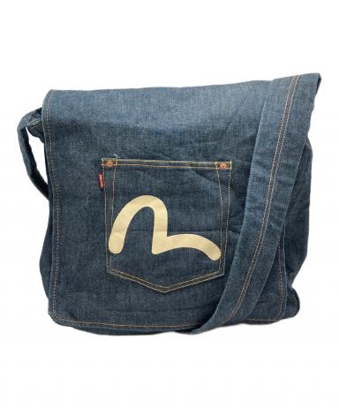 Evisu デニム メッセンジャーバッグ 中古・古着通販】EVISU (エヴィス) デニムッセンジャーバッグ