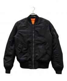ALPHA INDUSTRIES（アルファインダストリーズ）の古着「MA-1ジャケット」｜ブラック