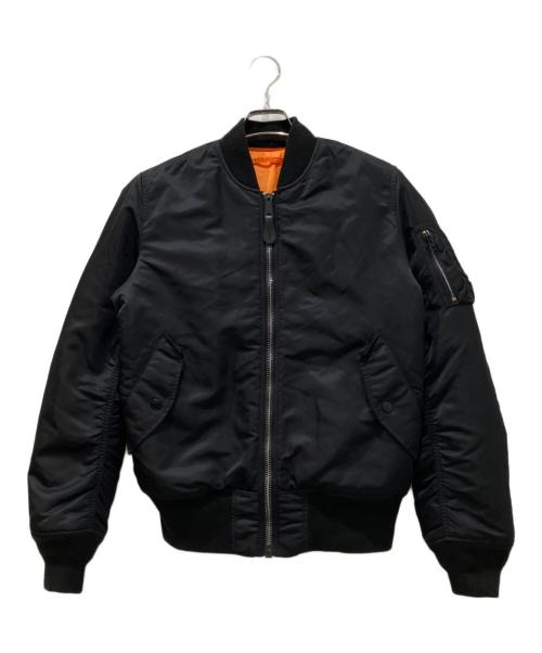 ALPHA INDUSTRIES（アルファインダストリーズ）ALPHA INDUSTRIES (アルファインダストリーズ) MA-1ジャケット ブラック サイズ:Ｍの古着・服飾アイテム