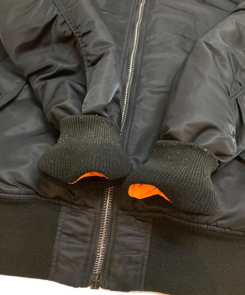 ALPHA INDUSTRIES（アルファインダストリーズ）ALPHA INDUSTRIES (アルファインダストリーズ) MA-1ジャケット ブラック サイズ:Ｍの古着・服飾アイテム