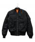 ALPHA INDUSTRIES（アルファインダストリーズ）の古着「MA-1ジャケット」｜ブラック