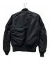 ALPHA INDUSTRIES (アルファインダストリーズ) MA-1ジャケット ブラック サイズ:Ｍ：6000円