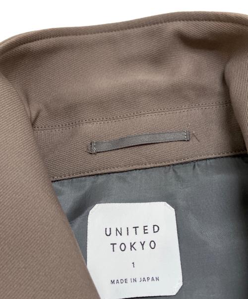UNITED TOKYO（ユナイテッドトーキョー）UNITED TOKYO (ユナイテッドトーキョー) トリプルクロスストレッチJK ブラウン サイズ:1の古着・服飾アイテム