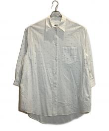 MM6 Maison Margiela（エムエムシックスメゾンマルジェラ）の古着「Polka-6 Shirt Dress」｜ホワイト