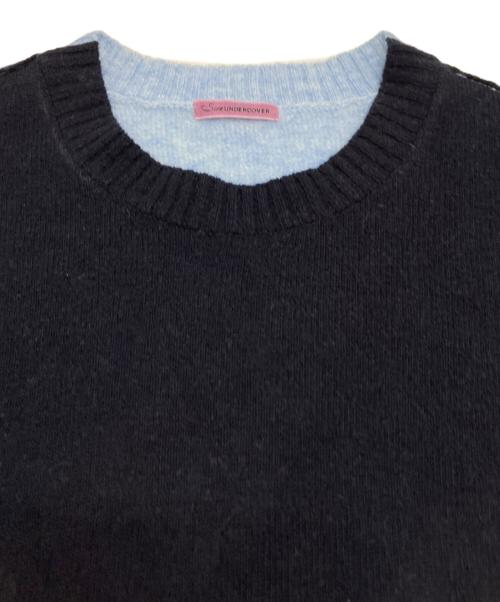 SueUNDERCOVER（スーアンダーカバー）SueUNDERCOVER (スーアンダーカバー) ニット ネイビー サイズ:2の古着・服飾アイテム