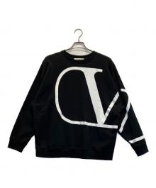 VALENTINO（ヴァレンティノ）の古着「ロゴスウェット」｜ブラック