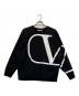 VALENTINO（ヴァレンティノ）の古着「ロゴスウェット」｜ブラック