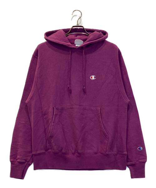 Champion REVERSE WEAVE（チャンピオン リバース ウィーブ）Champion REVERSE WEAVE (チャンピオン リバース ウィーブ) パーカー パープル サイズ:Mの古着・服飾アイテム