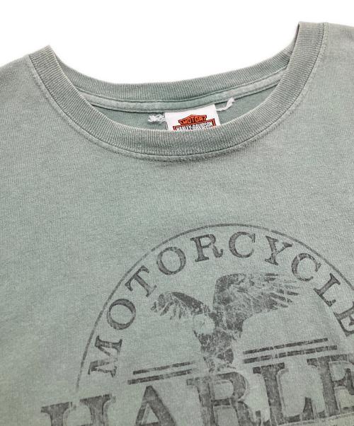 HARLEY-DAVIDSON（ハーレーダビッドソン）HARLEY-DAVIDSON (ハーレーダビッドソン) 両面プリントTシャツ カーキ サイズ:表記なしの古着・服飾アイテム