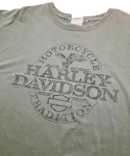 HARLEY-DAVIDSON（ハーレーダビッドソン）HARLEY-DAVIDSON (ハーレーダビッドソン) 両面プリントTシャツ カーキ サイズ:表記なしの古着・服飾アイテム