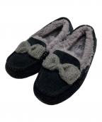 UGGアグ）の古着「ANSLEY リボンモカシン」｜ブラック