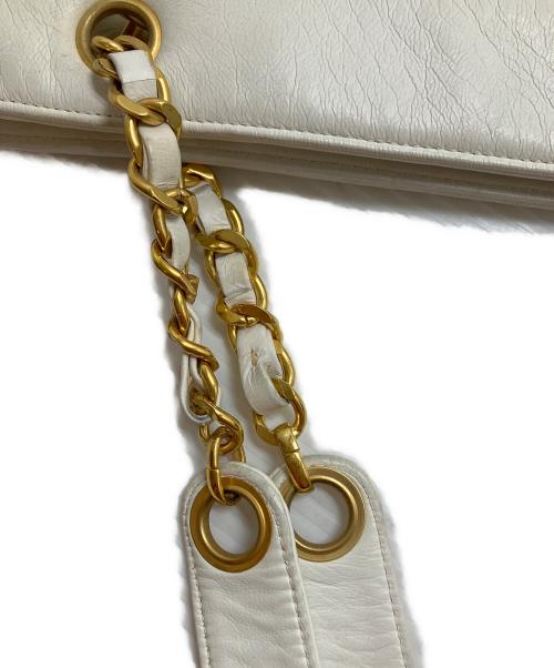 CHANEL（シャネル）CHANEL (シャネル) ココマーク トートバッグ ホワイトの古着・服飾アイテム