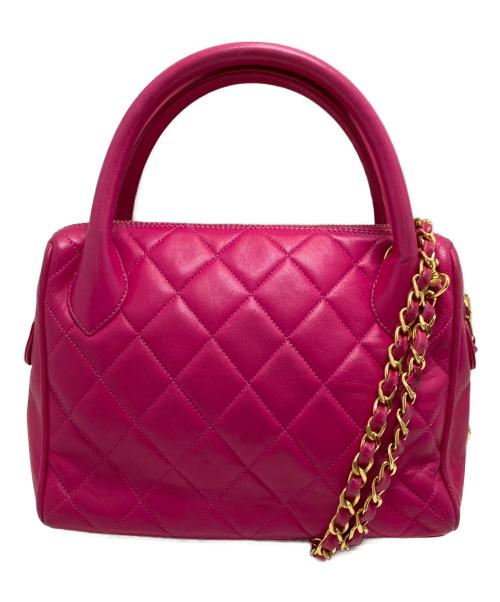 CHANEL（シャネル）CHANEL (シャネル) キルティング2WAYバッグ ショッキングピンクの古着・服飾アイテム