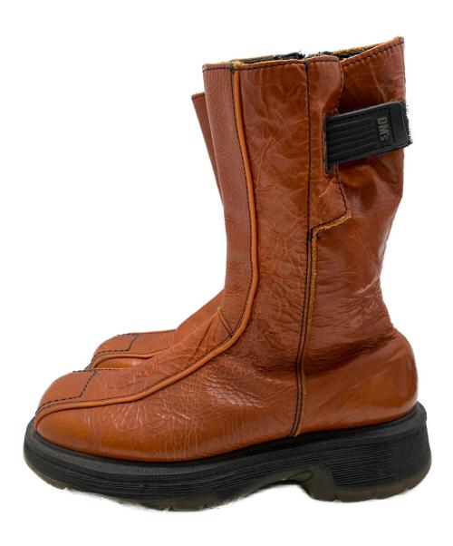 Dr.Martens（ドクターマーチン）Dr.Martens (ドクターマーチン) スクエアブーツ ブラウン サイズ:6の古着・服飾アイテム