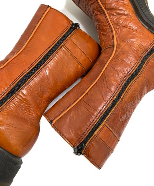 Dr.Martens（ドクターマーチン）Dr.Martens (ドクターマーチン) スクエアブーツ ブラウン サイズ:6の古着・服飾アイテム
